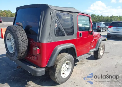 1999 Jeep Wrangler Sport from USA, damaged, VIN 1J4FY19S3XP471780